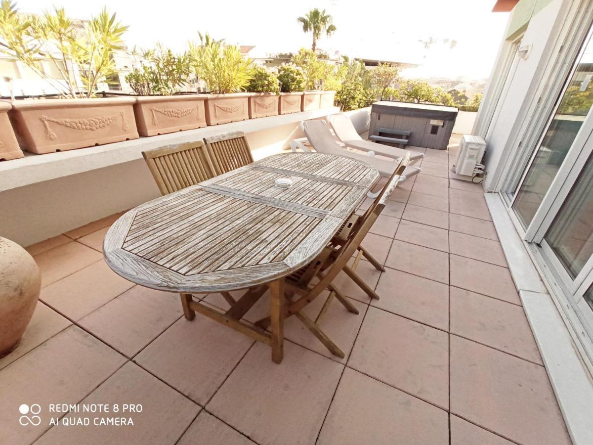 Rooftop- Jacuzzi - Terrasse - Parking Apartment Antibes Luaran gambar